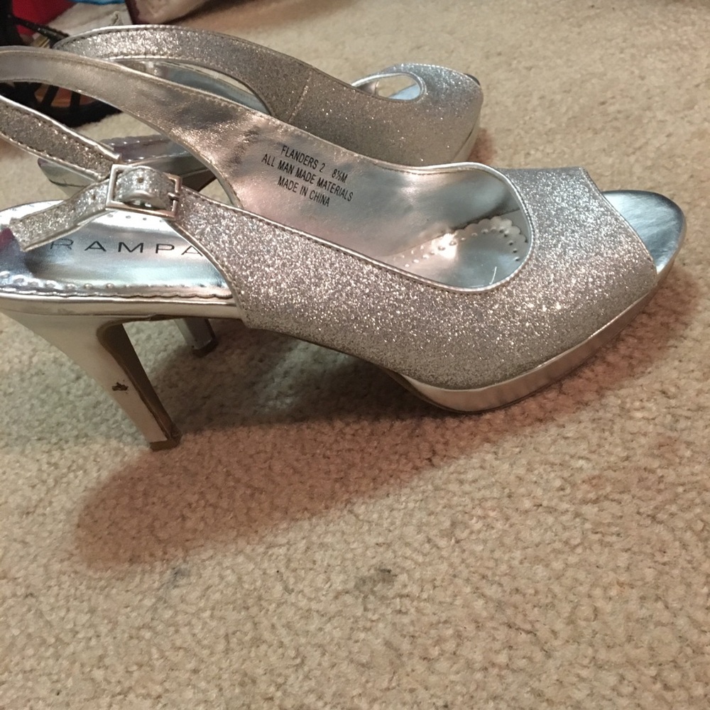 Silver heels